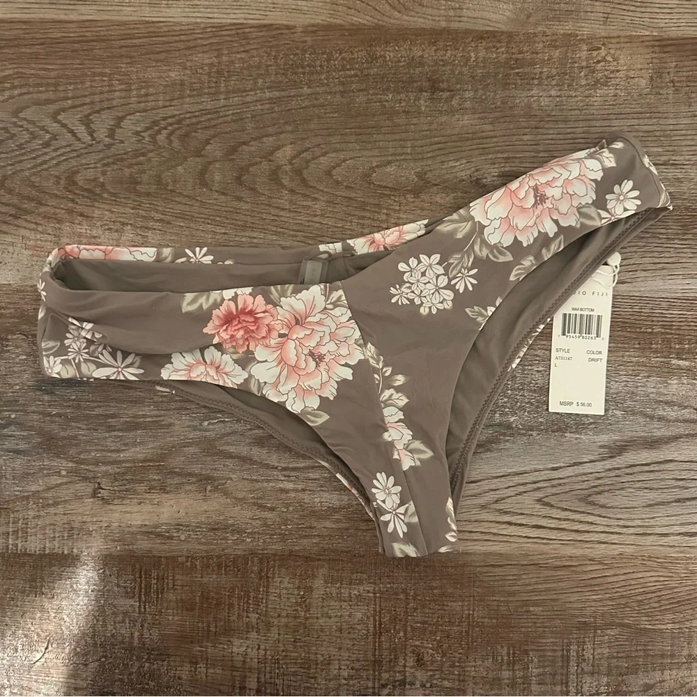 NWT Radio Fiji Floral Karima Driftwood Swim Bottom